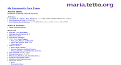 Desktop Screenshot of maria.tetto.org